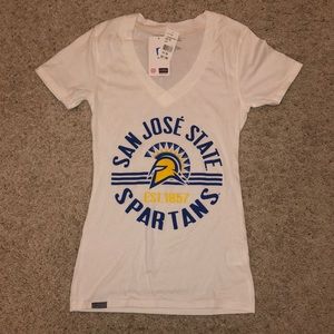 San Jose State V-Neck, NWT